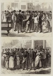 Straßencharaktere von Paris